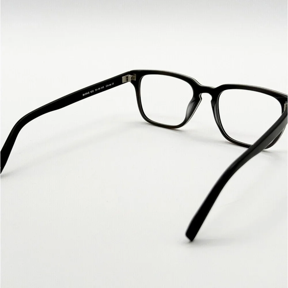 Warby Parker BRADY‎ 103 Black w/White Stripe Eyeglasses Frame 51-19-145